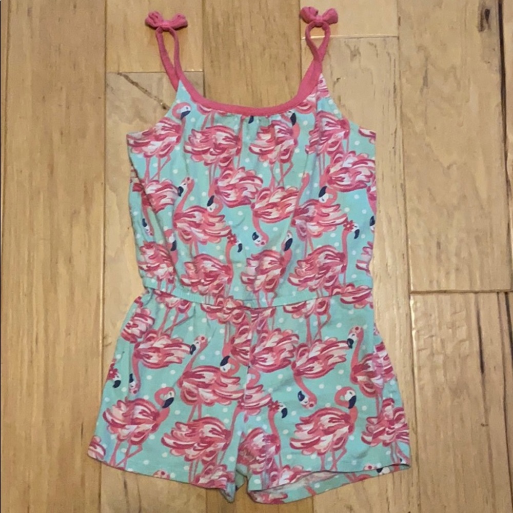 Gymboree Flamingo Romper size 8